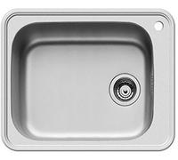 Pyramis SPACE PLUS 1B, Lavabo da incasso in acciaio INOX, lucido, 108717402