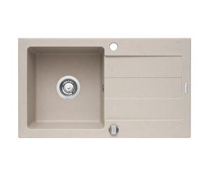 Pyramis Sparta lavello in granito 76x44 cm beige 070000001
