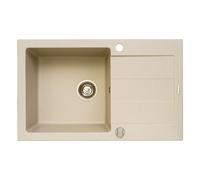 Pyramis Sparta Plus lavello in granito 78x48 cm beige 070052601