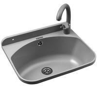 Pyramis Standard lavabo da giardino con rubinetto 46x36 cm plastica 070178601 O