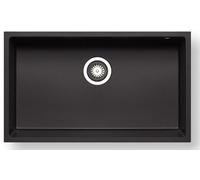 Pyramis Tetragon vasca sottopiano 70x40 cm nero 070230401