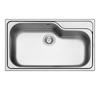 Pyramis TITAN 1B, Lavabo da incasso in acciaio INOX, lucido, 100138202