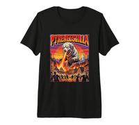 Pyreneeszilla Grande Pirenei Cane - Dogzilla Monster Movie Maglietta Premium