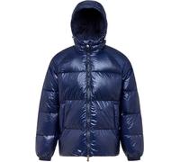 Pyrenex - Piumino con cappuccio - Sten 3 Shiny Amiral per Uomo in Pelle - Taglia M - Blu navy