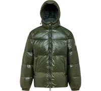 Pyrenex - Piumino naturale - Sten Deep Khaki per Uomo in Pelle - Taglia S - Kaki