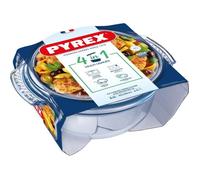 PYREX - 118A000 / 7043 - Cocotte ronde - 32cm * 27cm - Pyrex Classic - 3,5L + 1,4L