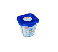 Pyrex Recinto Forma Alta con Coperchio 1451029, 12 x 12 cm, Vetro Trasparente, 0,8 L