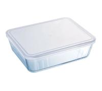 PYREX - 241P000 / 7046 - Piatto rettangolare con coperchio - 19 cm * 14 cm - Pyrex Cook & Freeze
