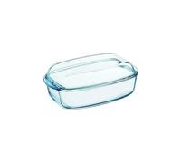 Pirofila Vetro borosilicato (37x22x15cm) con coperchio Trasparente 466A000 7643