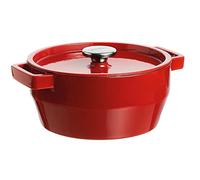 Pyrex 4936878 - Cocotte Tonda 6,3 L, Cottura Lenta, Colore: Rosso