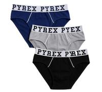 Pyrex 6 Slip Uomo Cotone Elasticizzato (IT, Testo, L, Regular, Regular, 1003)