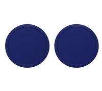 Pyrex 7403-PC - Coperchio di ricambio per ciotola da 10 tazze, confezione da 2 pezzi, colore: blu navy