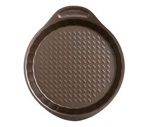 Pyrex Asimetria Stampo Crostata, Alluminio, Macadamia, 30 cm