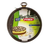 Pyrex Asimetria Tortiera un Fondo Apribile, Alluminio, Macadamia, 20 cm