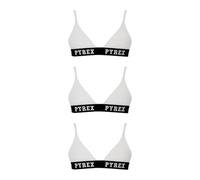Pyrex Brassiere Donna in Cotone, Art.PRC72 Conf da 3 PZ. Bianco XS