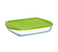 Pyrex C & S di base - contenitore rettangolare con coperchio, 28 x 20 cm, 1.7 l