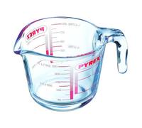 Pyrex - Caraffa graduata classica in vetro ad alta resistenza al calore, 0,25 litri, trasparente (confezione da 2)