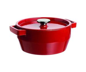 Pyrex Casseruola con coperchio ghisa (24x13cm) Rosso SC5AC24 6641