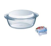 Pyrex Casseruola Vetro borosilicato (18cm) con coperchio Trasparente 207A000