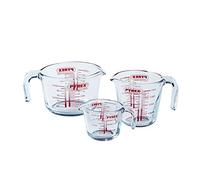 Pyrex Clasic Set Misure Graduate in Vetro borosilicato, 21 x 16 x 12 cm, 3 unità