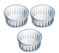 Pyrex Classic Individuals - Pirottini in vetro ad alta resistenza al calore, 10 cm, confezione da 4, colore: Trasparente