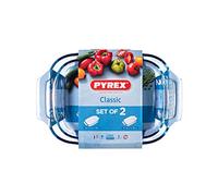 Set di Teglie da Forno Pyrex Classic Trasparente Vetro Borosilicato (2 pcs)