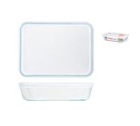 Pyrex Contenitore rettangolare Cook&Store in vetro con coperchio in plastica Lt 0,8 Pyrex