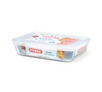 Pyrex Cook&Freeze Contenitore rett. con coperchio in vetro borosilicato 25 x 19 x 8 cm, 2.6 l