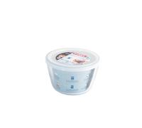 Pyrex Cook&freeze Contenitore Con Coperchio, Vetro, Bianco 16x10x16 Cm