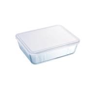 Pyrex Cook&Freeze Contenitore rett. con coperchio in vetro borosi 25 x 19 x 8 cm