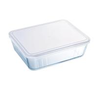 Pyrex Cook&Freeze Contenitore rett. con coperchio in vetro borosilicato 19 x 14 x 4 cm_0,8L