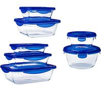 Pyrex Cook&Go Set di Contenitori, Forme Misto, 7 unità