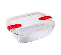 Pyrex Cuocere e scaldare il piatto rettangolare con coperchio 28 cm 2,5 litri