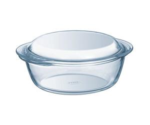 Pyrex Essentials Glass round Casserole Alta resistenza 1,6 L (+ coperchio 0,5L)