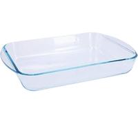Pyrex Forno a microonde classico rettangolare torrefattore 35 cm, trasparente (confezione da 2)