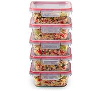 Pyrex Freshlock - Set di preparazione pasto 4c, 10 pezzi, colore: Trasparente