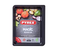 Pyrex Magic - Pirofila da forno rettangolare, in metallo, 4,60 l, 35 x 26 cm - N