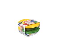 PYREX ORGANIZER SET 2 CONTENITORI 14X12 CM VERDE + GIALLO