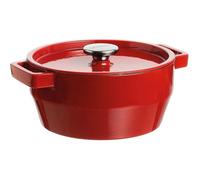 PYREX Pentola a cottura lenta rotonda Casseruola 6.3 L rossa