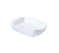 Pyrex Piatto Quadrato in Grigio di Dimensioni 22 x 22 cm, Colore: Bianco, Ceramica, 25x19cm