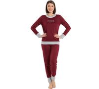 Pyrex Pigiama Donna Invernale Caldo Cotone Set Lungo Manica Lunga