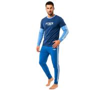 Pyrex Pigiama Uomo Cotone Leggero Lungo Primaverile M-XXL