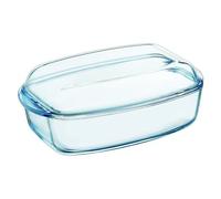 Pyrex Pirofila Vetro borosilicato (33x20x14cm) con coperchio Trasparente 465A000
