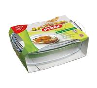 Pyrex Pirofila Vetro borosilicato (37x22x15cm) con coperchio Trasparente 466A000