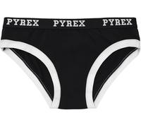 Pyrex Slip da Donna, Vita Bassa, Cotone Elasticizzato, Set da 6 Pezzi, Tinta Unita 3400 (IT, Testo, M, Regular, Regular, Nero)