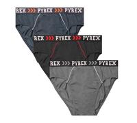 Pyrex Slip Uomo Cotone Elasticizzato Pacco da 3pz, Art. 251002 Assortito XL