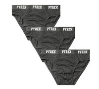 Pyrex Slip Uomo Cotone Elasticizzato Pacco da 3pz, Art. 251006 Nero L