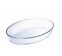 Pyrex - Teglia Ovale Classica per Microonde, 39 cm, Vetro Borosilicato, Trasparente (Confezione da 2)