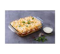 Pyrex Teglia Rettangolare in Vetro temperato 28x17 cm; capacità 1,4 lt