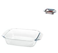 Pyrex Teglia Rettangolare in Vetro temperato 28x17 cm; capacità 1,4 lt